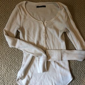 long sleeve white shirt from abercrombie